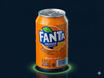 Fanta Orange 0,33l Dose